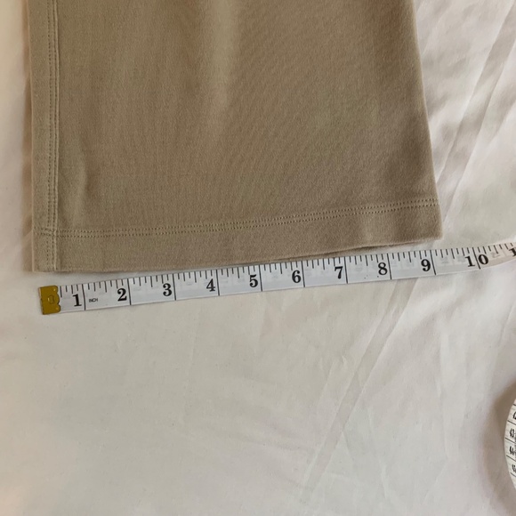 Lands' End 100% Cotton Pull-On Pants - Size Large (14-16) - Taupe - Picture 8 of 8